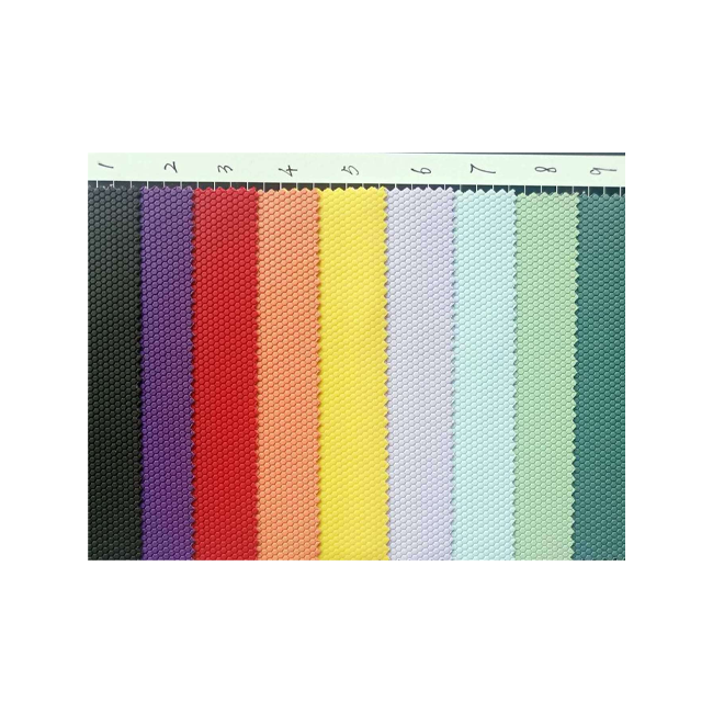 PU leather elastic embossed hexagonal ball pattern elastic antislip for work gloves
