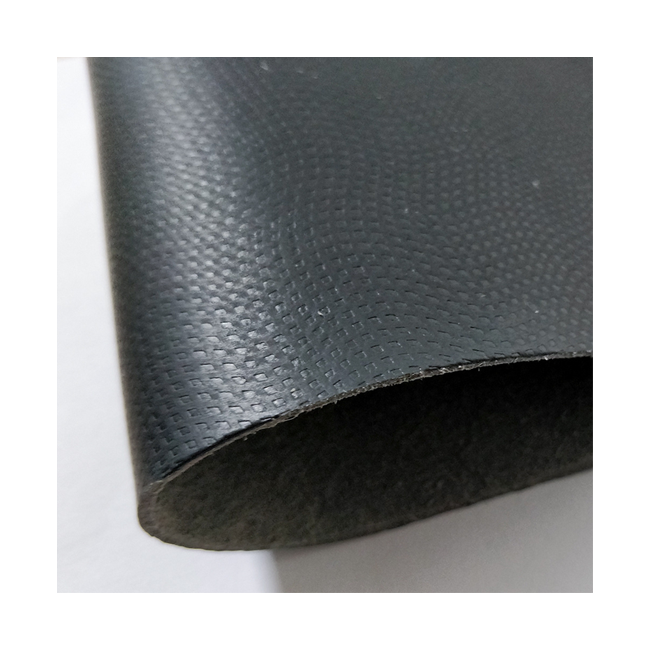 Anti slip PU leather embossed breathable fabric for glove