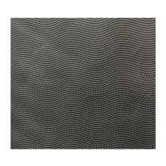 0.5mm elastic PU earth pattern conductive leather antiskid fabric for gloves