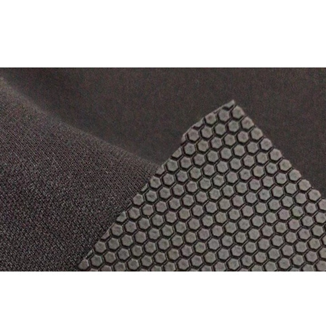 PU conductive leather hexagonal ball pattern elastic embossed leather fabric for gloves