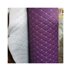 Sponge Faux pu Leather Fabric Material for Car Mat