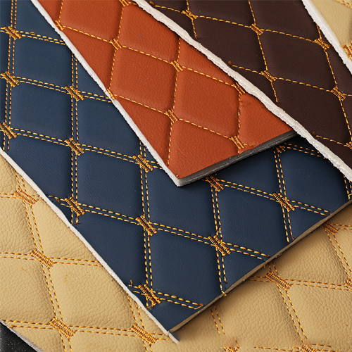 Covering 3d 5d Car Floor Mats Leather Diamond Grain