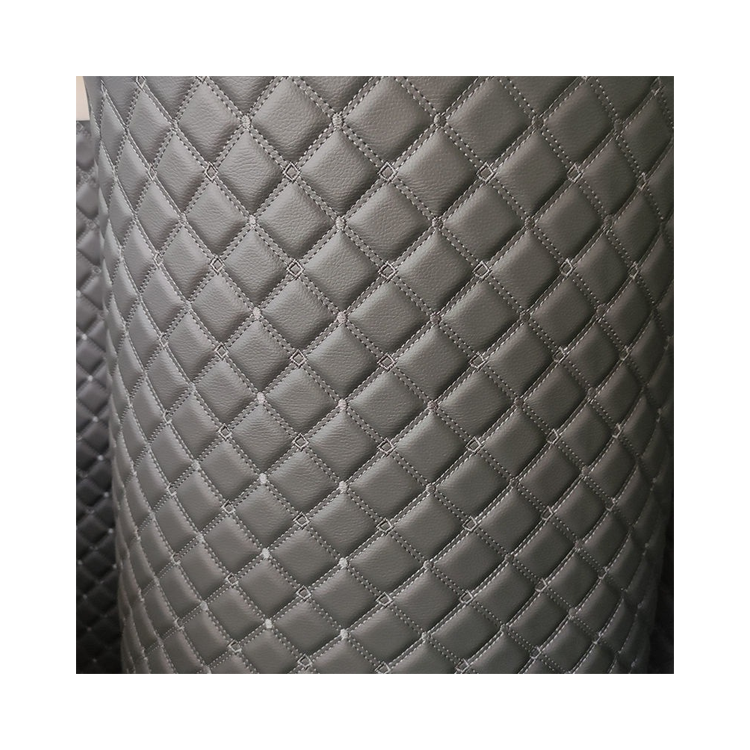 Sponge Faux pu Leather Fabric Material for Car Mat