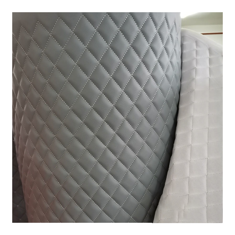137cm width PVC leather embroidery rolls for car