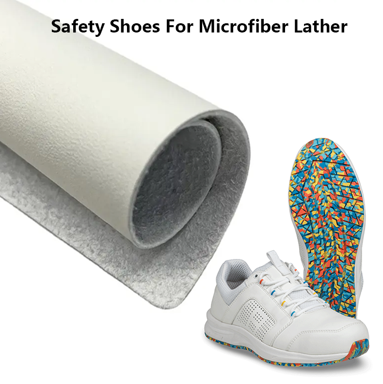 Microfiber Recycled Suede Leather Fashion Shoe Leather Material Fabric