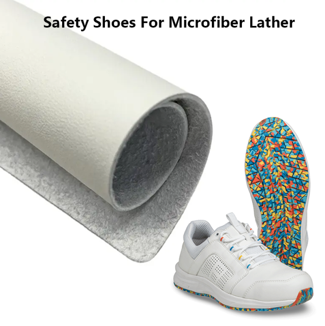 Microfiber Recycled Suede Leather Fashion Shoe Leather Material Fabric