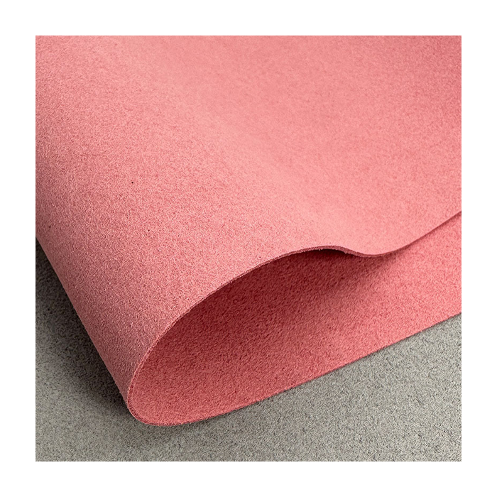 Microfiber suede leather material 0.8mm~2.0mm thickness for safety shoes
