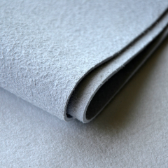 0.5~1.4mm thickness PU microfiber suede velvet fabric for shoes upper making