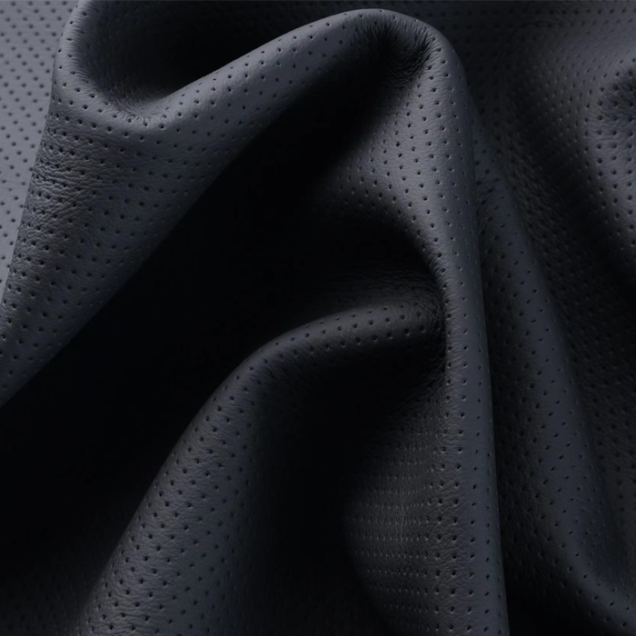Vegan Pu Perforated Leather Microfiber Leather Fabric For Car Seat