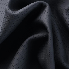 Vegan Pu Perforated Leather Microfiber Leather Fabric For Car Seat