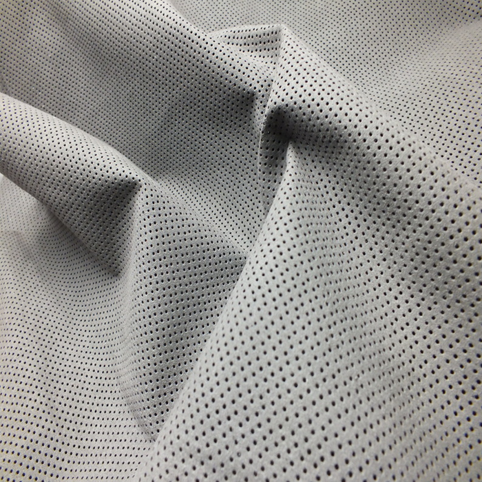 Printed Pu Perforated Leather Microfiber Leather