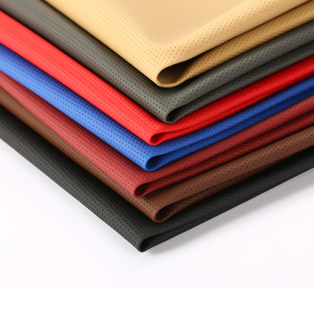 PVC Material Artificial Leather Punch Holes Can Be Used To Make Car