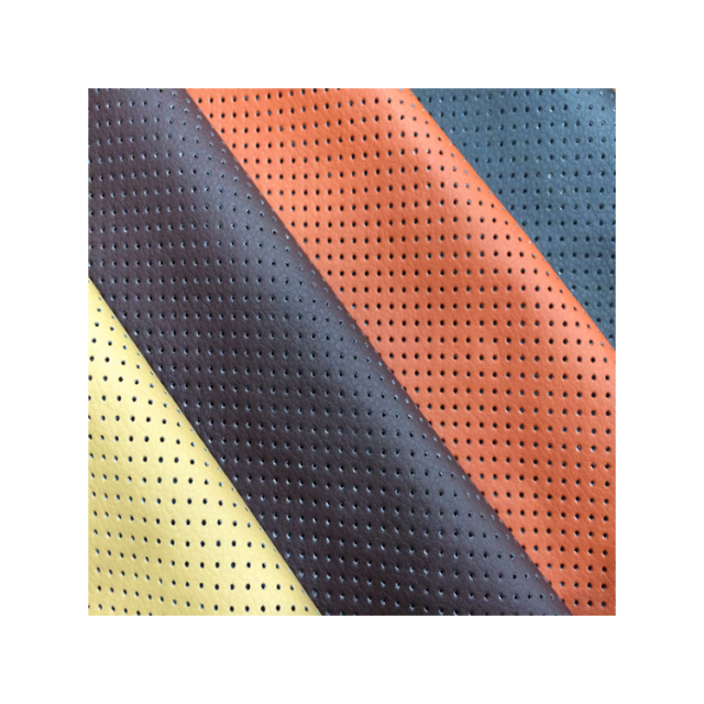Hole Perforated Microfiber Leather Fabric For Car