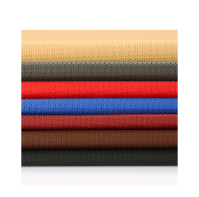 PVC Material Artificial Leather Punch Holes Can Be Used To Make Car