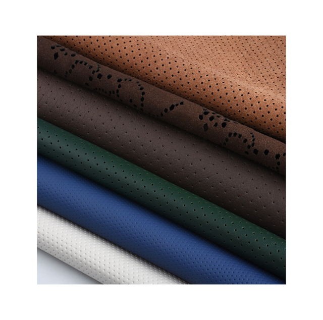 Perforated Artificial Synthetic Upholstery