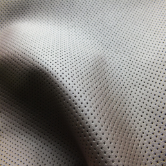 Printed Pu Perforated Leather Microfiber Leather