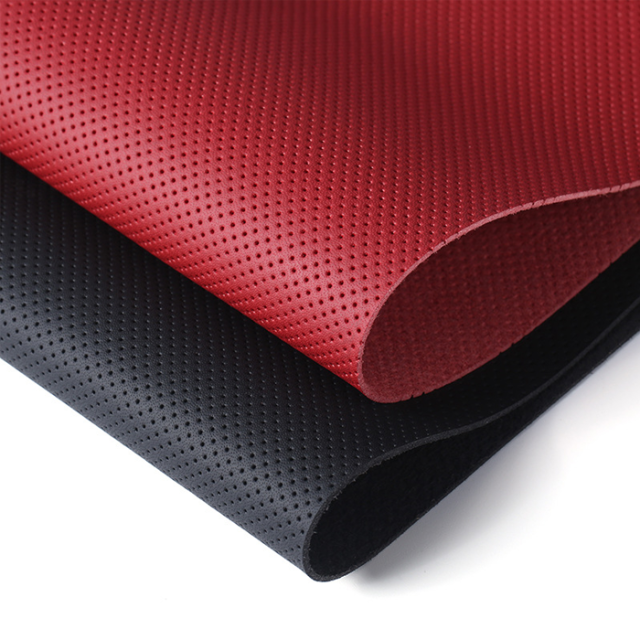 Perforated Leather Fabric For Car Upholstery