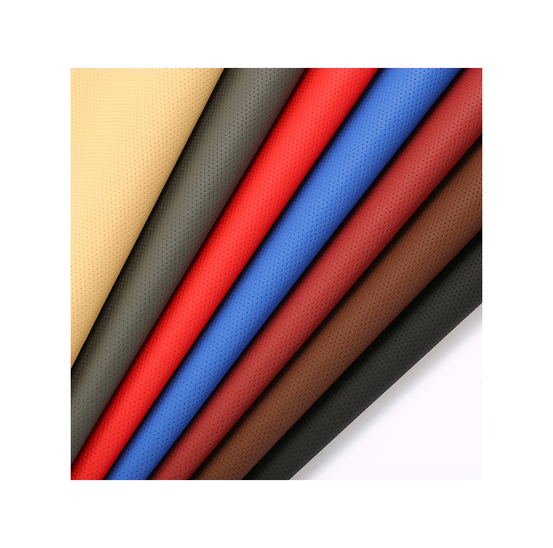 PVC Material Artificial Leather Punch Holes Can Be Used To Make Car