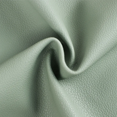 Fireproofing Lychee Embossed Design Artificial Semi PU Leather for Car