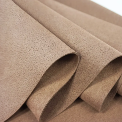 Embossed Faux Suede Fleece Fabric For Shoes Microsuede Fabric