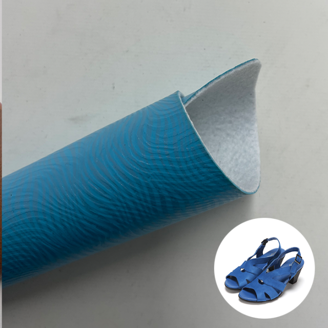 Sanded Leather Fabric Double Sided PU Leather For Sandals PU Leather