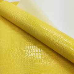 Embossed crocodile pvc leather for handbags