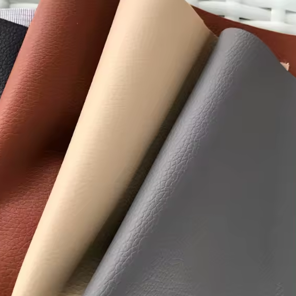 Fire Resistant Vinyl PVC Leather Soft Textured for Sofa Furniture