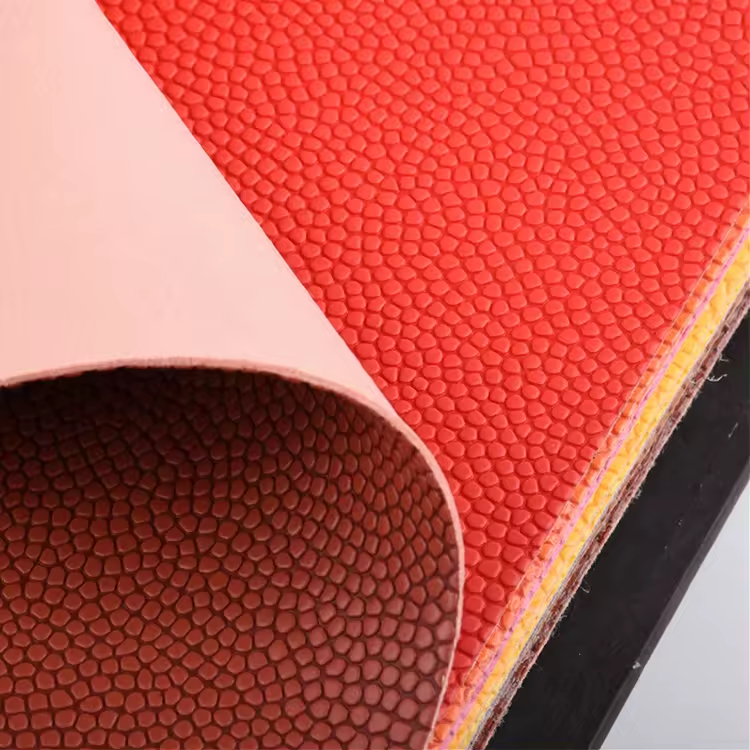 Faux leather PU fabric for basketball