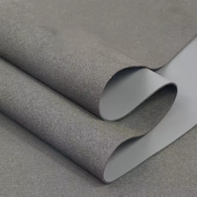 PU Microfiber Faux Nappa Leather Automotive Upholstery