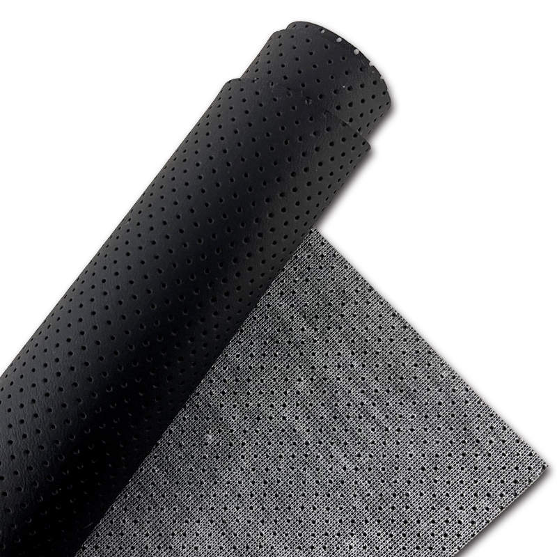 Perforated PVC Faux synthetic Leather 1.0mm