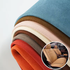 PU Suede Leather Automotive Upholstery Nappa Leather