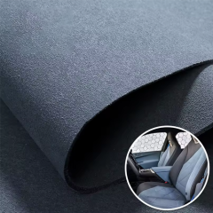 0.8mm Faux Suede Auto Seat Cover Stain Repellent Blackout Features Made from Recycled Material