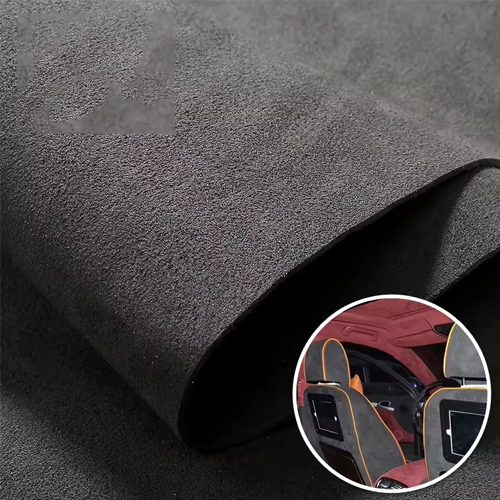 0.6mm Stylish Nappa Leatheroid Recycled Faux Suede Material