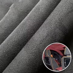Durable 0.8mm Nappa Leather Organic Upholstery Suede