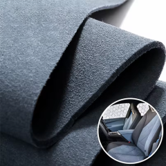 0.8mm Faux Suede Auto Seat Cover Stain Repellent Blackout Features Made from Recycled Material
