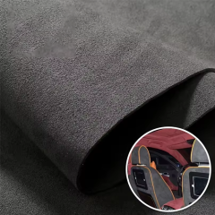 Durable 0.8mm Nappa Leather Organic Upholstery Suede