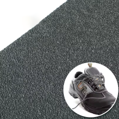 1.2mm Imitation Leather Fabric Folding Resistant & Water/Wick/Blackout Features Occupational Footwear for Decorative Use
