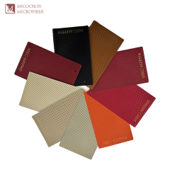 Semi Perforated Faux Leather Upholstery Fabric