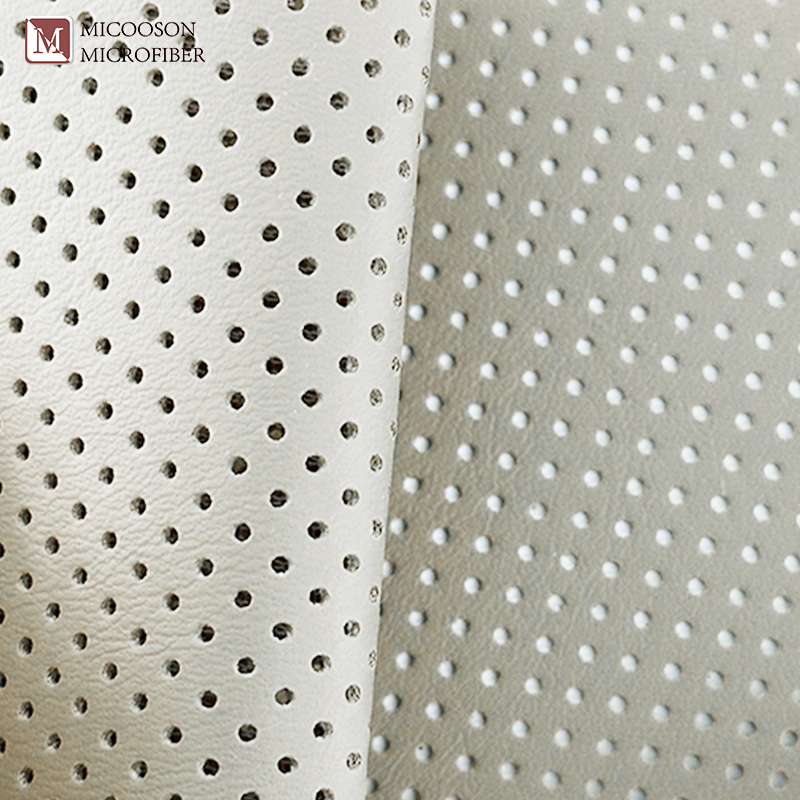 Perforated leather fabric manufacturer