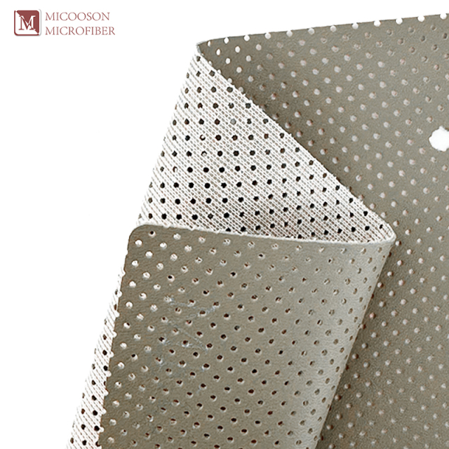 Perforated leather fabric manufacturer