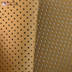 Vinyl Faux Leather Fabric Perforated Sponge Quilted Car Upholstery