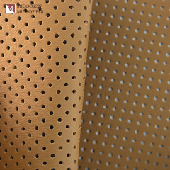 Perforated leather upholstery products for sale