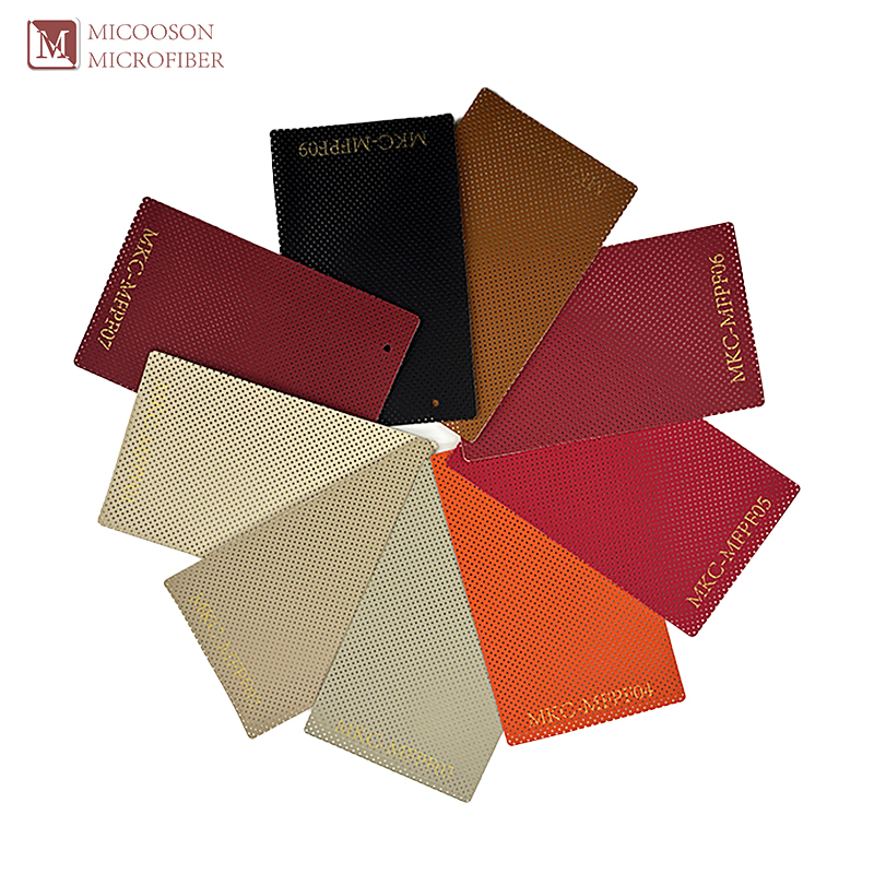 Perforated leather fabric manufacturer