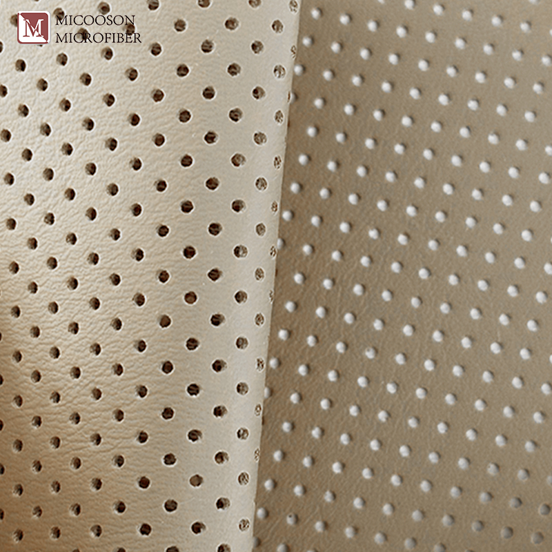 Perforated PVC PU Leather Fabric For Sofa Clothes Car Seat