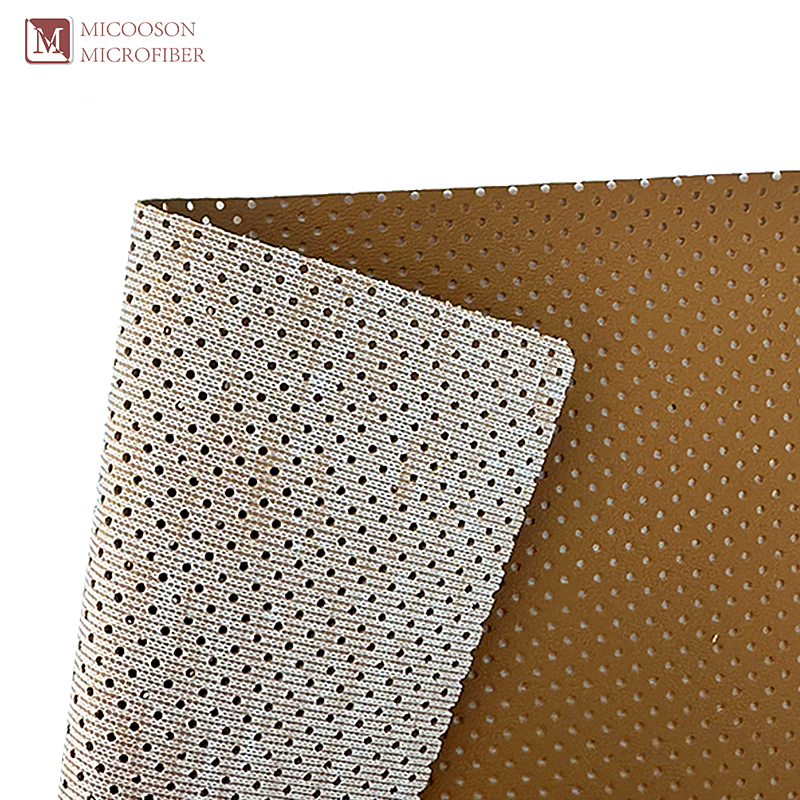 Perforated leather upholstery products for sale
