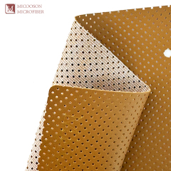 Vinyl Faux Leather Fabric Perforated Sponge Quilted Car Upholstery