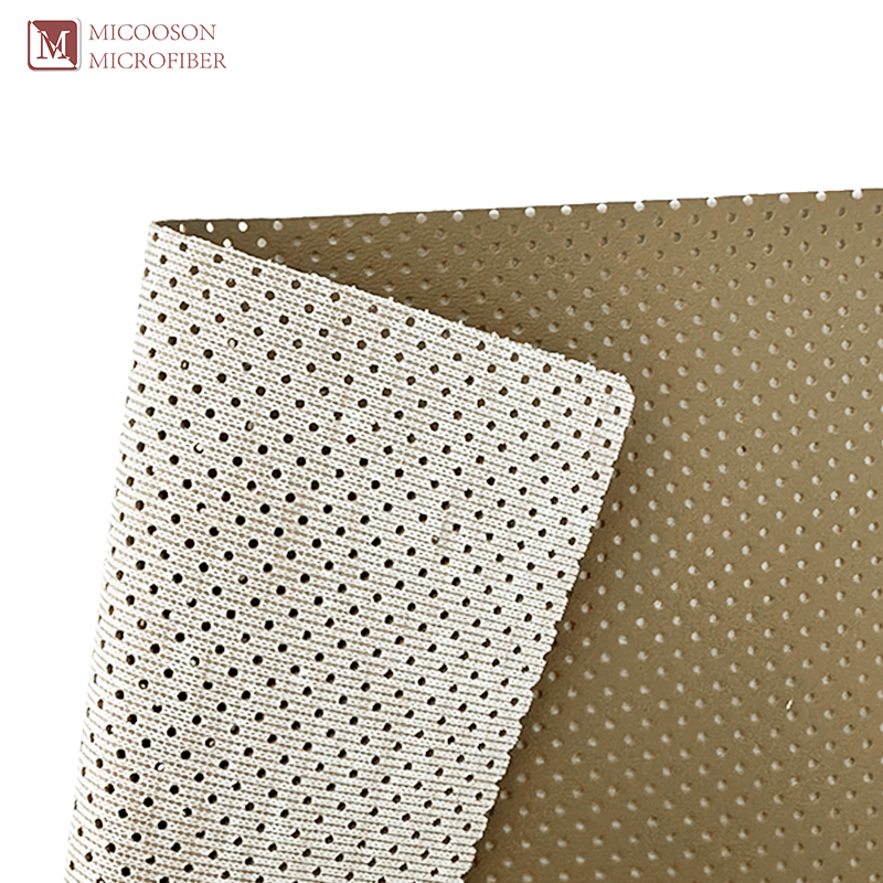 Perforated PVC PU Leather Fabric For Sofa Clothes Car Seat