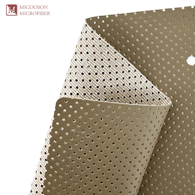 Perforated PVC PU Leather Fabric For Sofa Clothes Car Seat