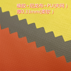 Hypalon chemical protection fabric Neoprene coated PU protective clothing fabric