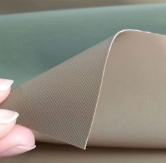 PVC imitation Hypalon rubber cloth 0.7mm/1.0mm fine grain tear resistant fabric